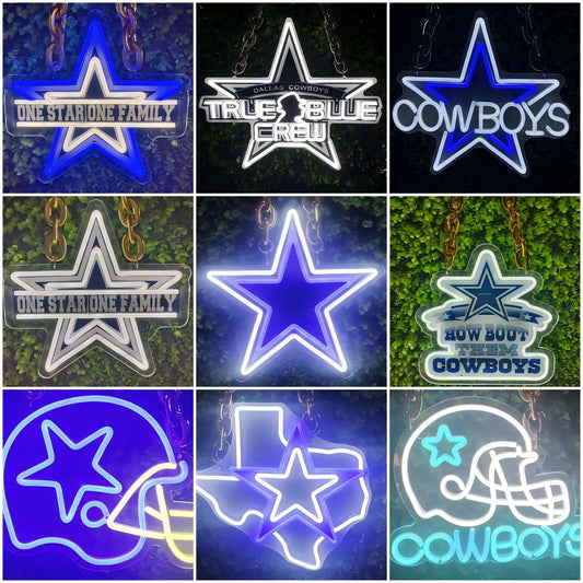 Nostalgia-Overload-49ers-Legendary-Jersey-Replica-Rams-Super-Bowl-Hero-Returns-Cowboys-Host-Three-Generation-Fans-Photo-Day Leo neon sign