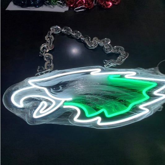 Why-is-the-NFL-Philadelphia-Eagles-logo-composed-of-green-and-an-eagle Leo neon sign