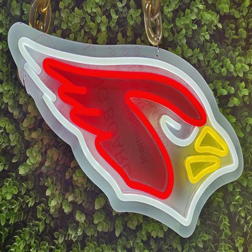 American football Arizona Cardinals Neon Light Up Big Logo Chain for your team spirit