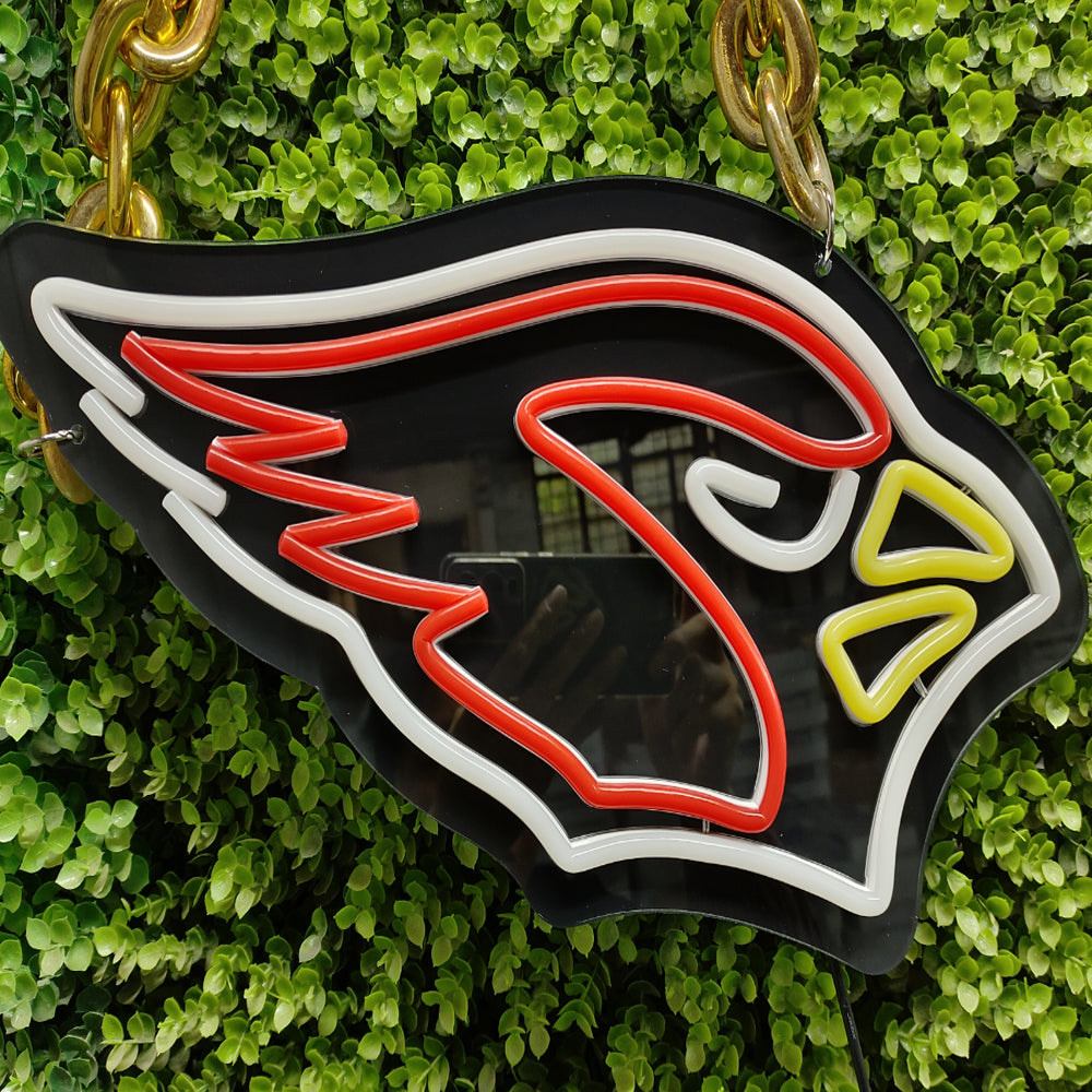 American football Arizona Cardinals Neon Light Up Big Logo Chain for your team spirit
