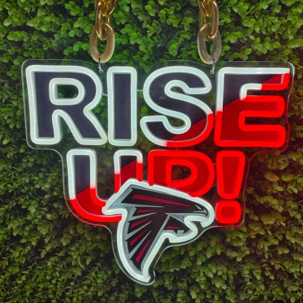 American football Atlanta Falcons Neon Light Up Big Logo Chain for your team spirit