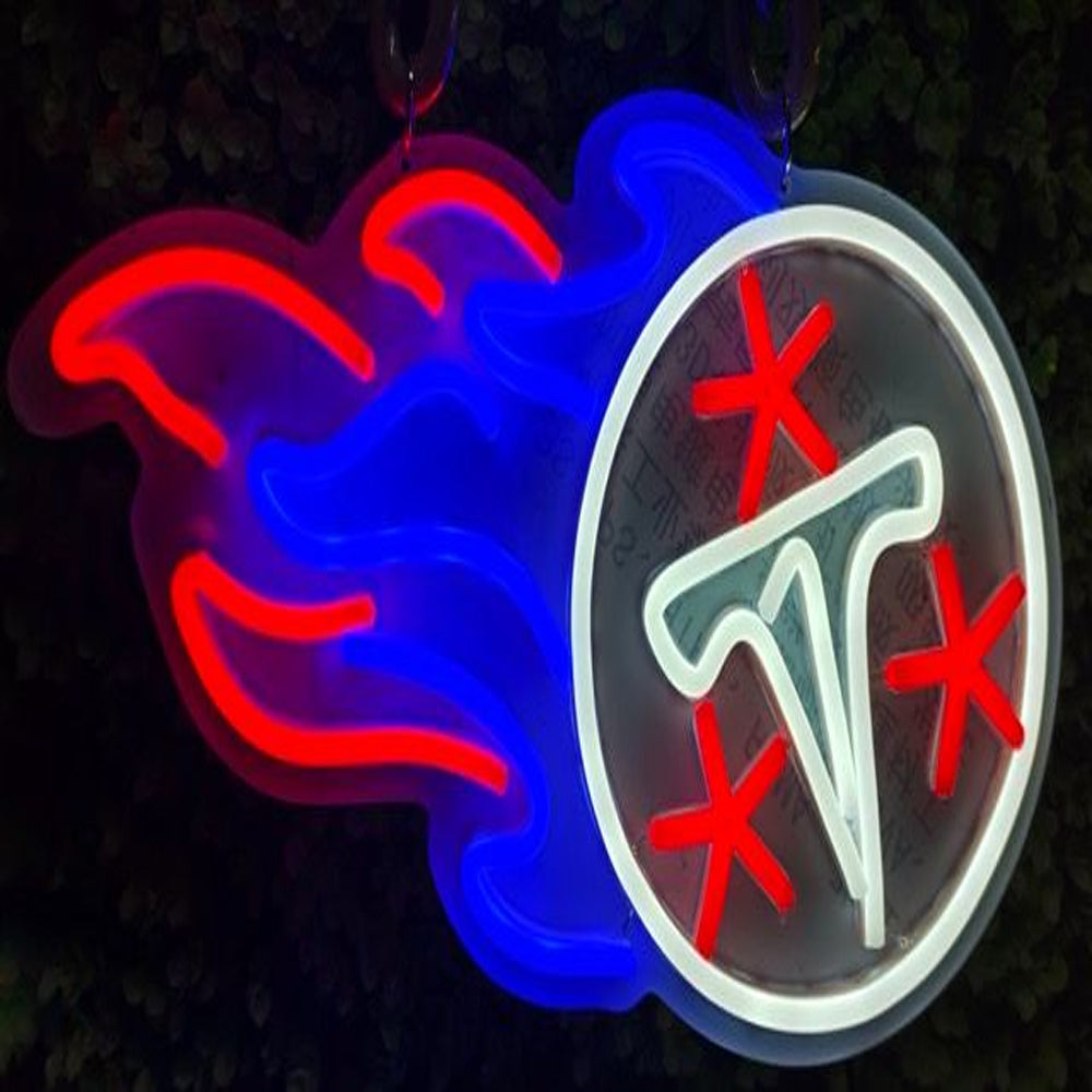American football Tennessee Titans Neon Light Up Big Logo Chain for your team spirit