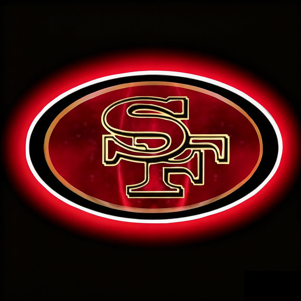 Personality Make it into Chain sign NFL 49ers Big team logo sign LEO NEON SIGN