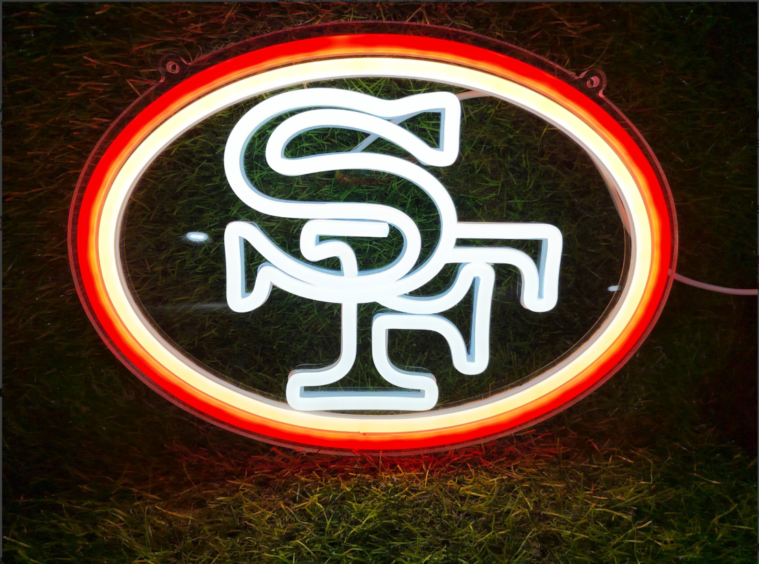 49 Niners for life show your love for football including Chains LEO NEON SIGN