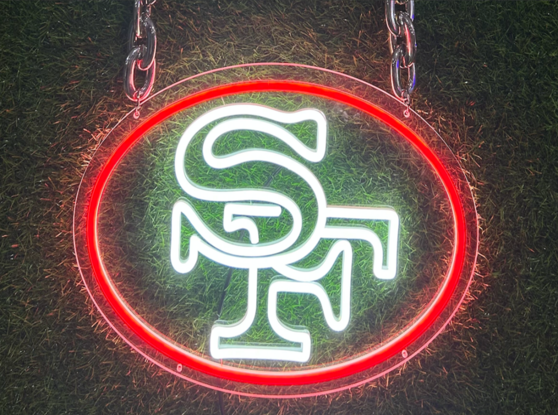 49 Niners for life show your love for football including Chains LEO NEON SIGN