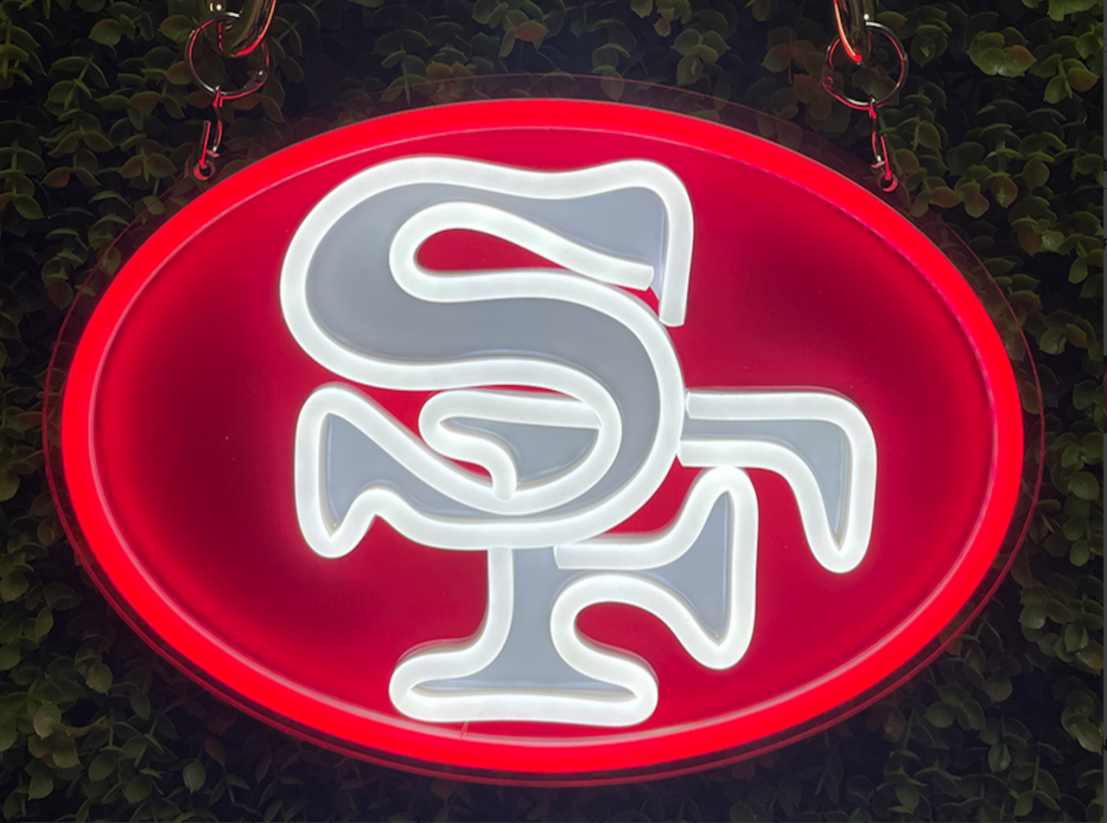 49 Niners for life show your love for football including Chains LEO NEON SIGN