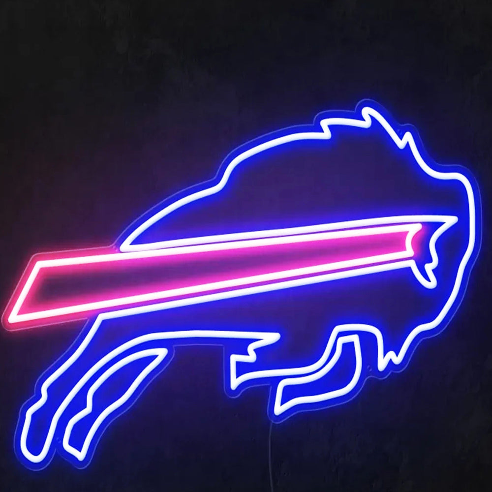 Buffalo Bills Super American football fans neon sign for sporting get-together LEO NEON SIGN