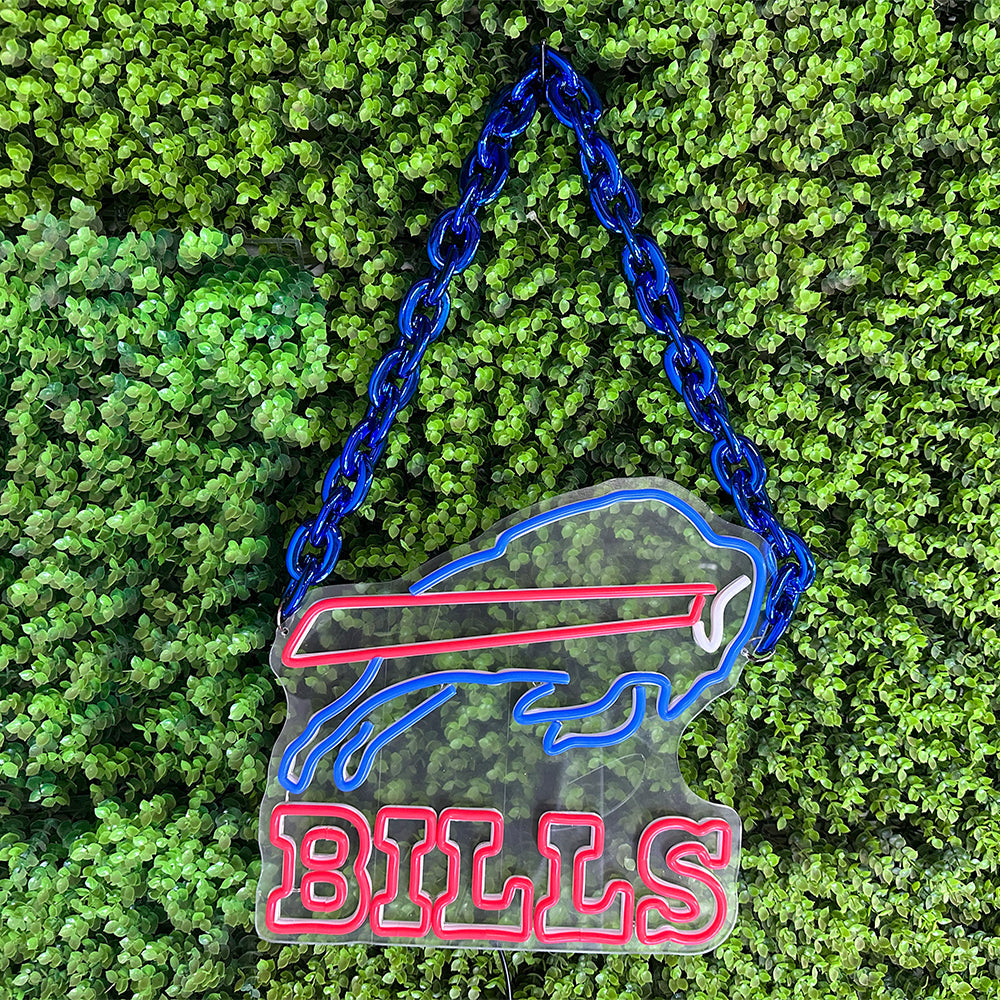 Buffalo Bills Super American football fans neon sign for sporting get-together LEO NEON SIGN