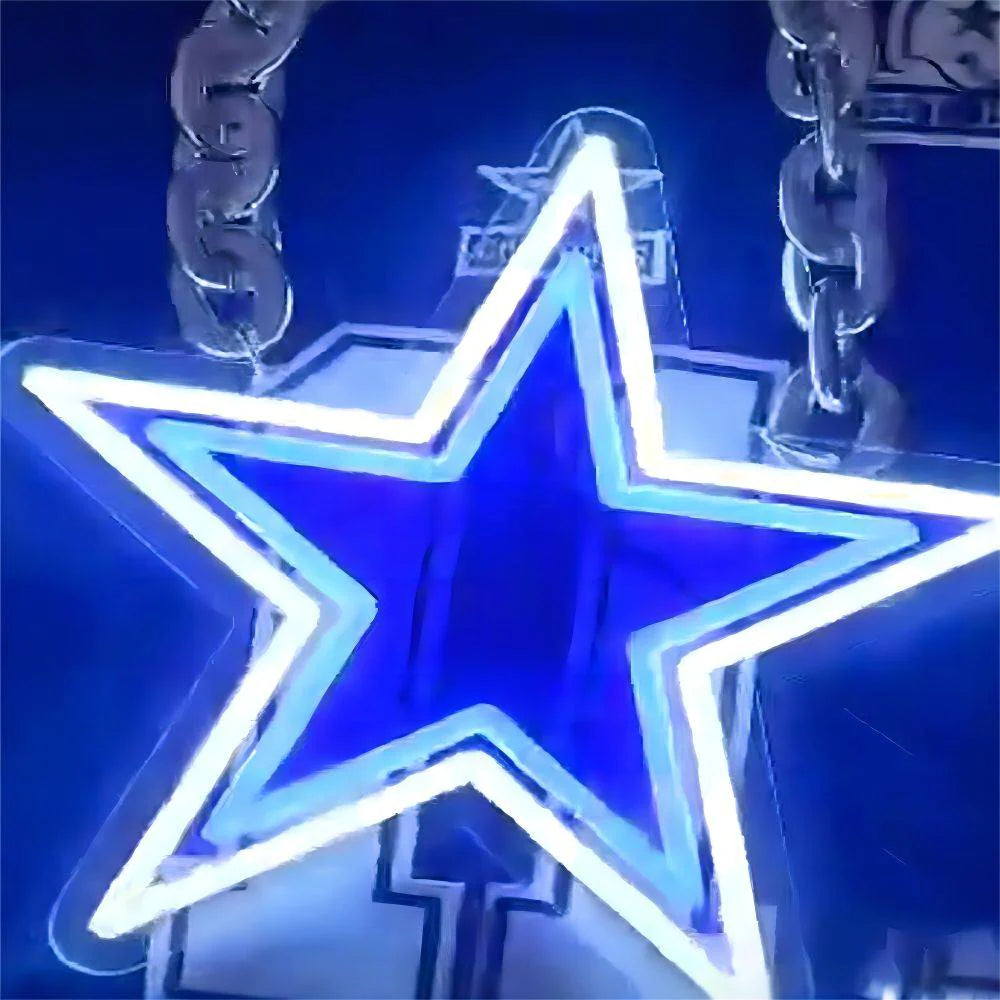 Go DCL4 Dallas Cowboys Surewin LEO NEON SIGN