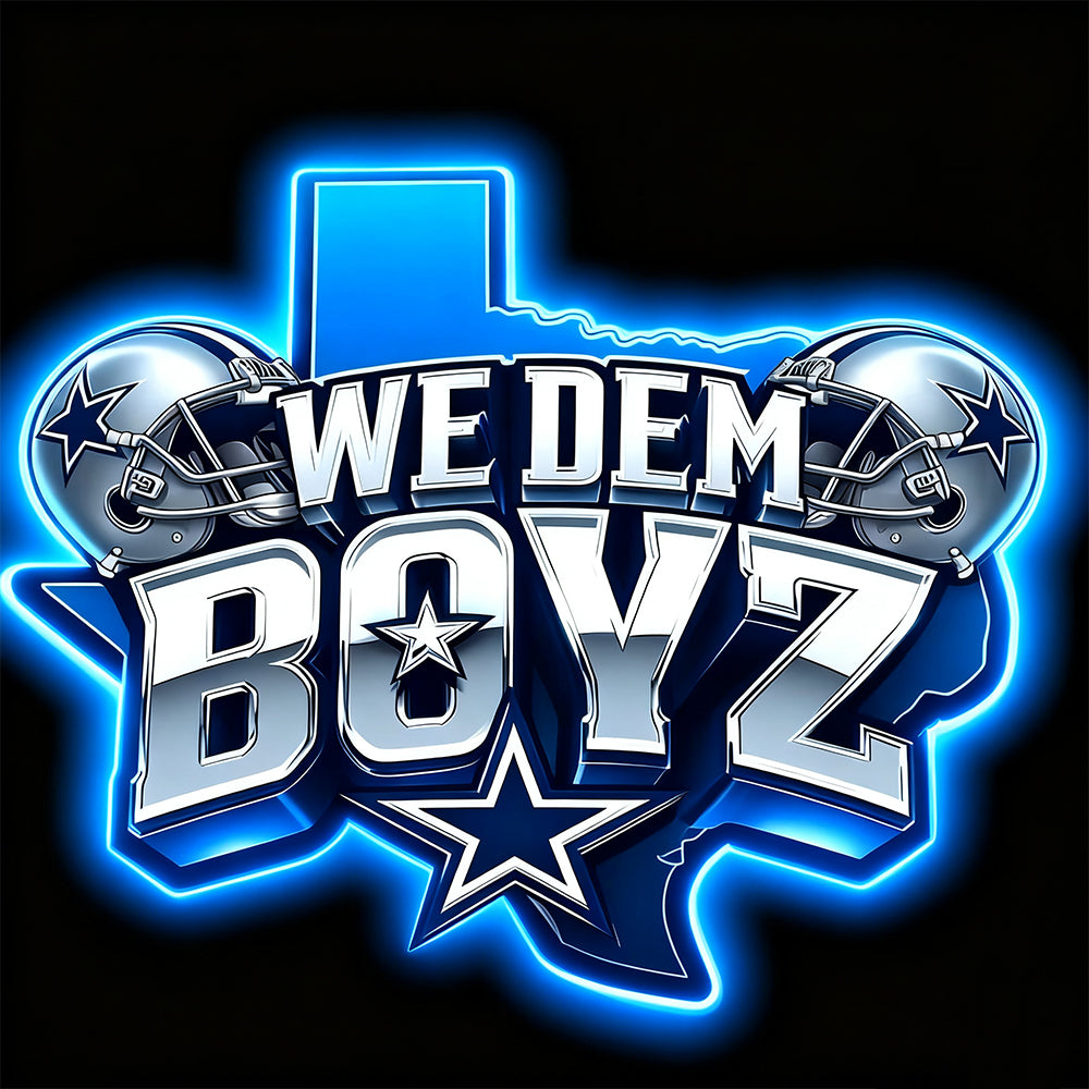 Personality Make it into Chain sign Dallas cowboys Big team logo sign LEO NEON SIGN