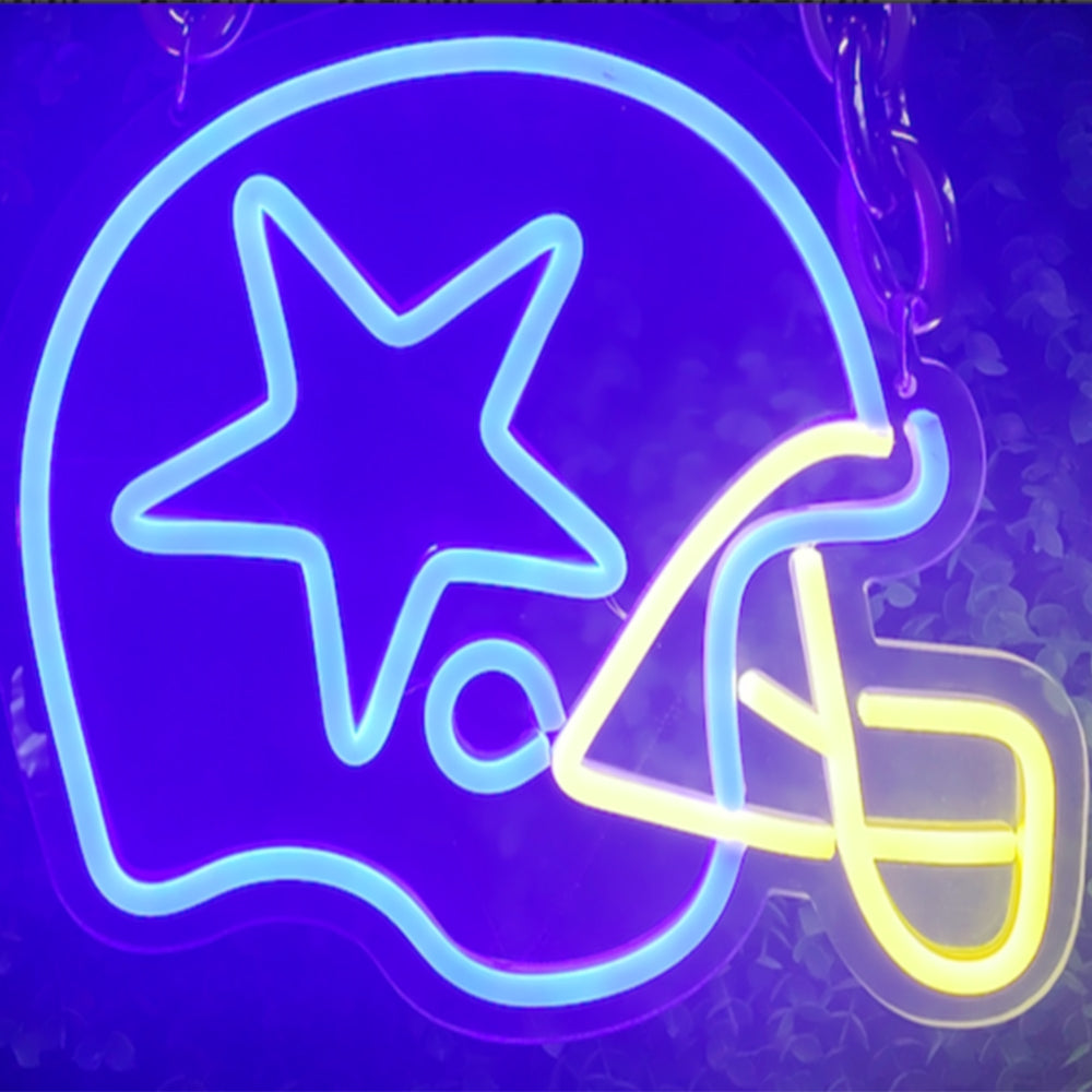 Go DCL4 Dallas Cowboys Surewin LEO NEON SIGN
