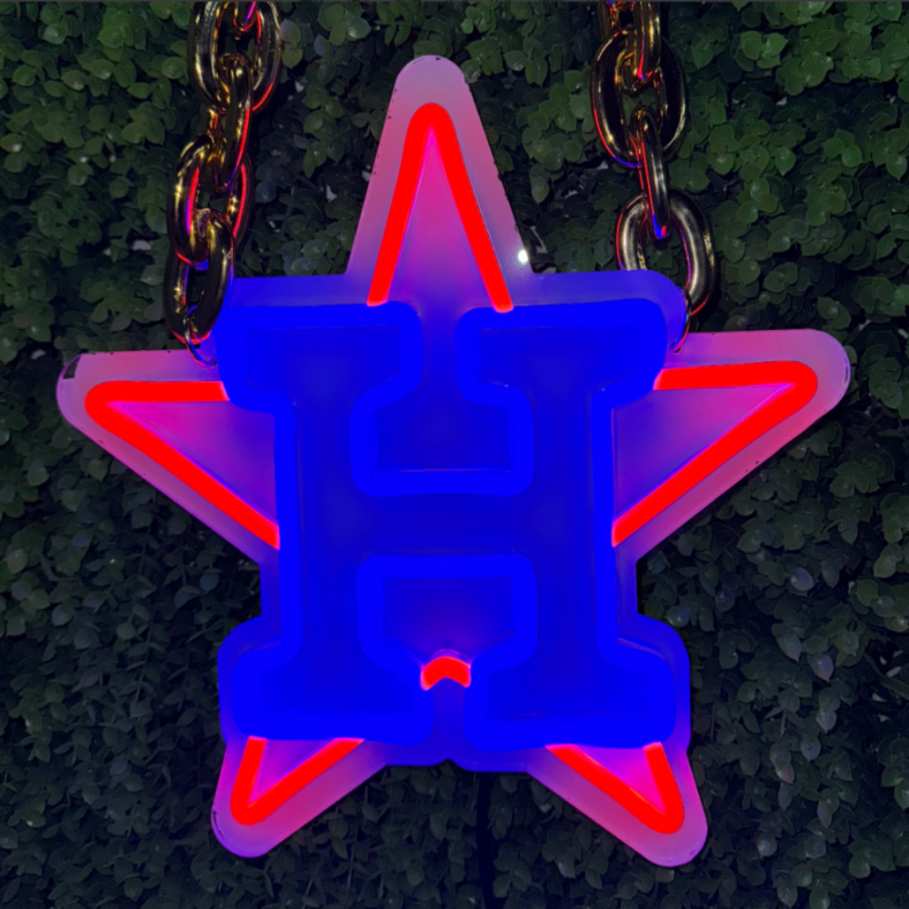 Fast dispatch Supernecklace neon sign for ball games cheering (Shipping and chain all included) Leo neon sign