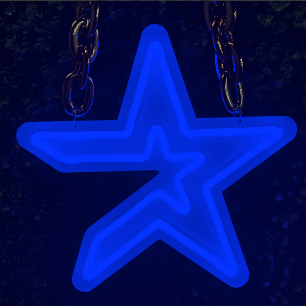 Fast dispatch Supernecklace neon sign for ball games cheering (Shipping and chain all included) Leo neon sign
