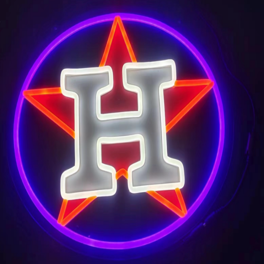Fast dispatch Supernecklace neon sign for ball games cheering (Shipping and chain all included) Leo neon sign