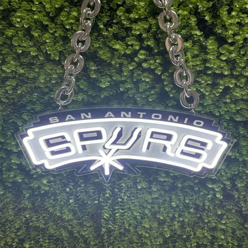 ”Neon sign for fans-Spurs“
