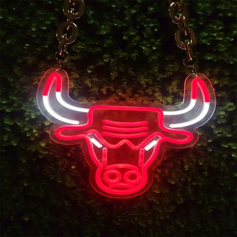 ”Neon sign for fans-Bulls“
