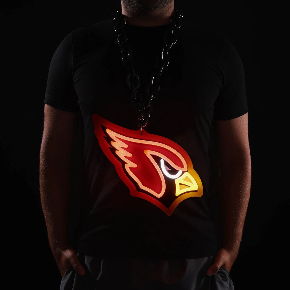 American football UV printed Arizona Cardinals LED Neon Light Up Team Logo Sign Chain LEO NEON SIGN