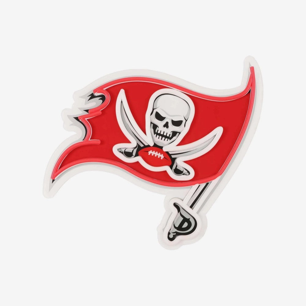 American football UV printed Tampa Bay Buccaneers LED Neon Light Up Team Logo Chain LEO NEON SIGN