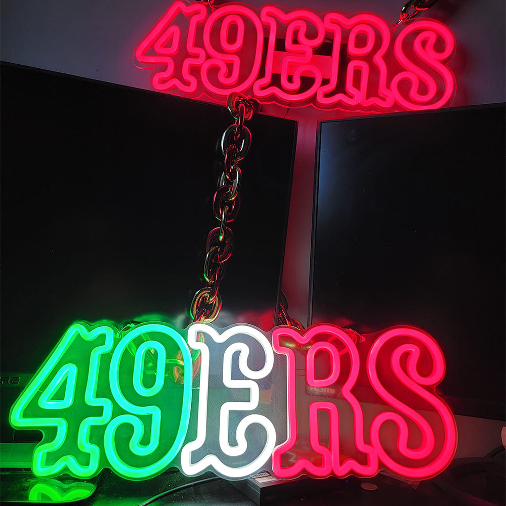 49 Niners for life show your love for football including Chains LEO NEON SIGN