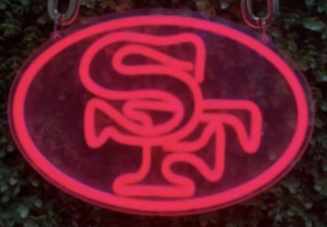 Fast dispatch Niners for life for your team soul spirit American football fans loyal statement LEO NEON SIGN