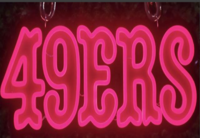 Fast dispatch Niners for life for your team soul spirit American football fans loyal statement LEO NEON SIGN