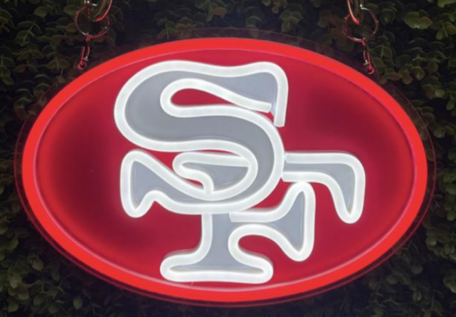 Fast dispatch Niners for life for your team soul spirit American football fans loyal statement LEO NEON SIGN