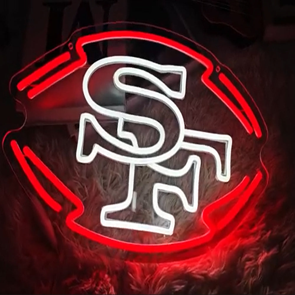 American football Fast dispatch bang bang gang Niners for life no moq including shipping LEO NEON SIGN