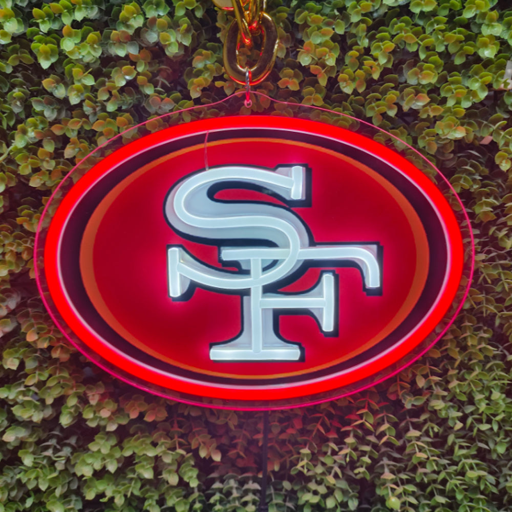 San francisco 49ers big team logo sign LEO NEON SIGN