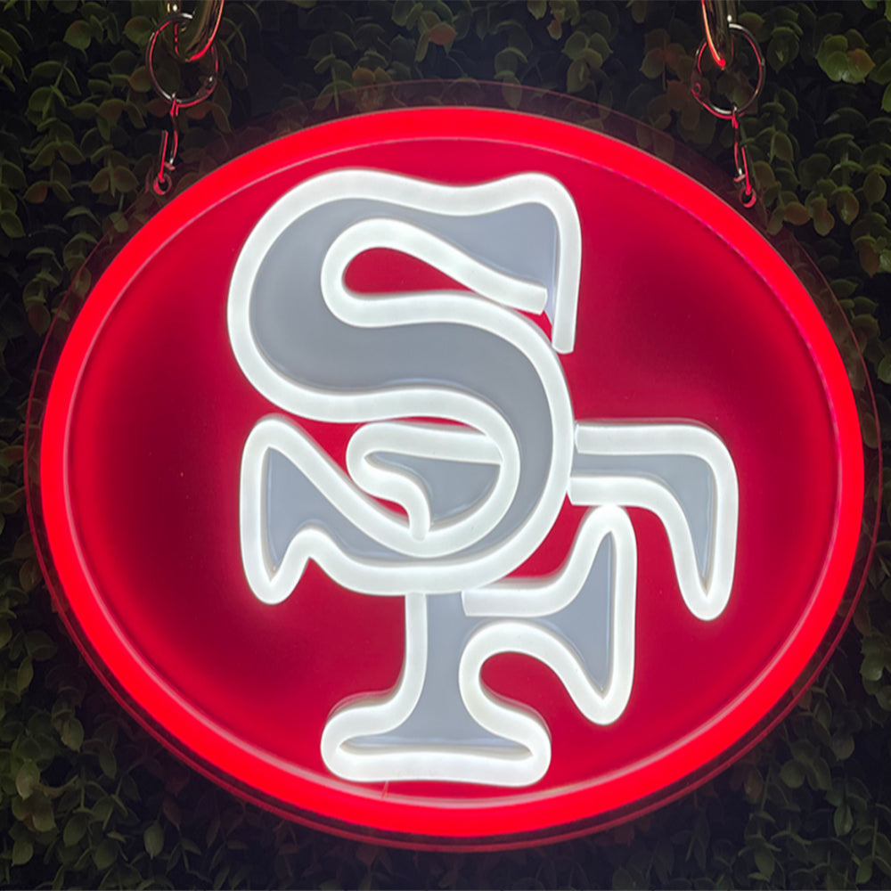 San francisco 49ers big team logo sign LEO NEON SIGN