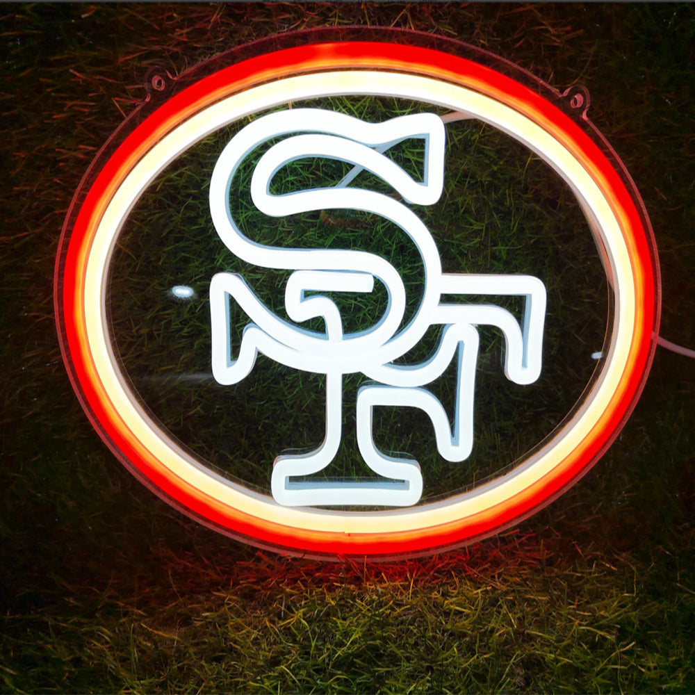 San francisco 49ers big team logo sign LEO NEON SIGN