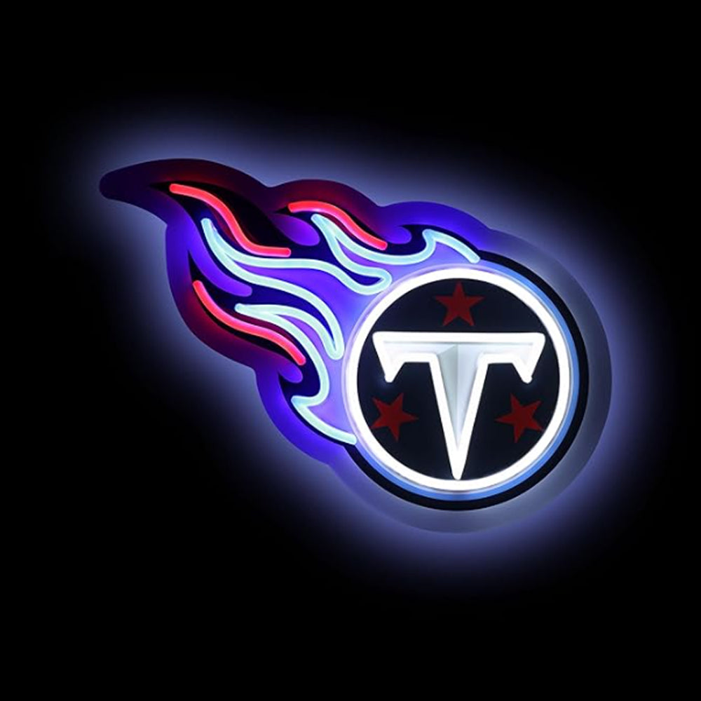 Tennessee Titans fans Football specific chains for sporting event LEO NEON SIGN
