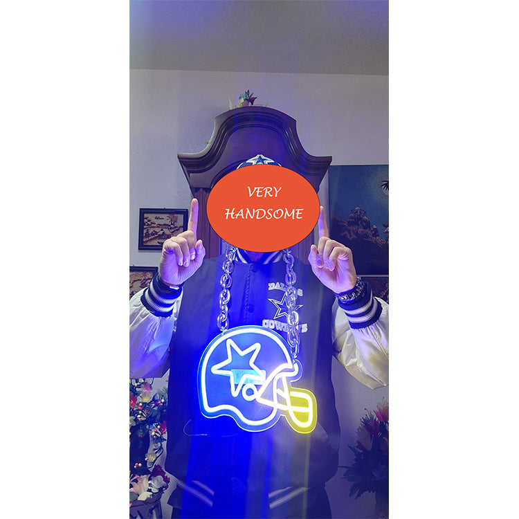 Fast dispatch Super neon sign for ball games' loyal fans sportmanship statement LEO NEON SIGN