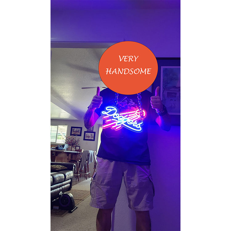 Fast dispatch Super neon sign for ball games' loyal fans sportmanship statement LEO NEON SIGN