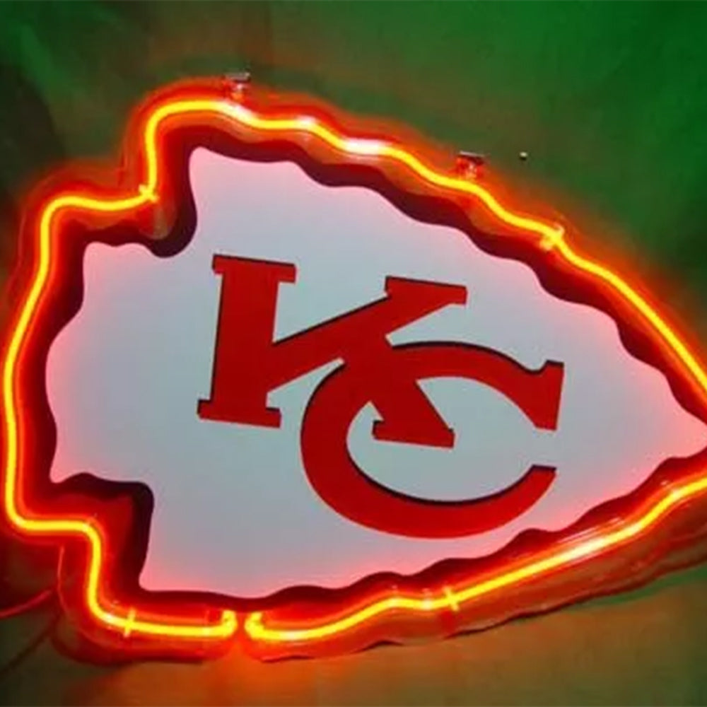 Fast dispatch Super neon sign for Kansas City Chief‘s fans LEO NEON SIGN