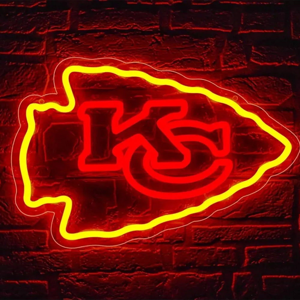Fast dispatch Super neon sign for Kansas City Chief‘s fans LEO NEON SIGN