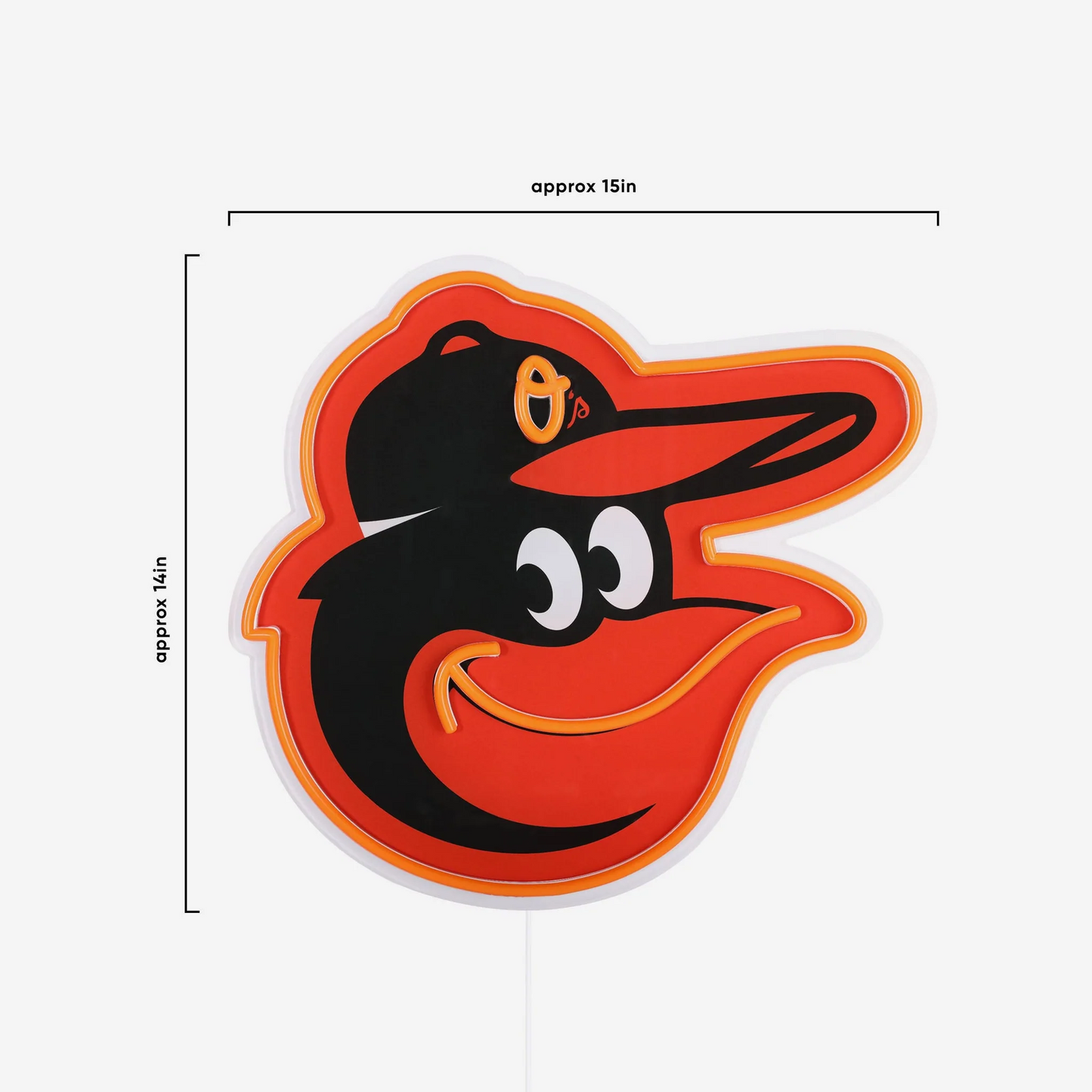 American baseball Baltimore Orioles LED Neon Light Up Team sign symbol