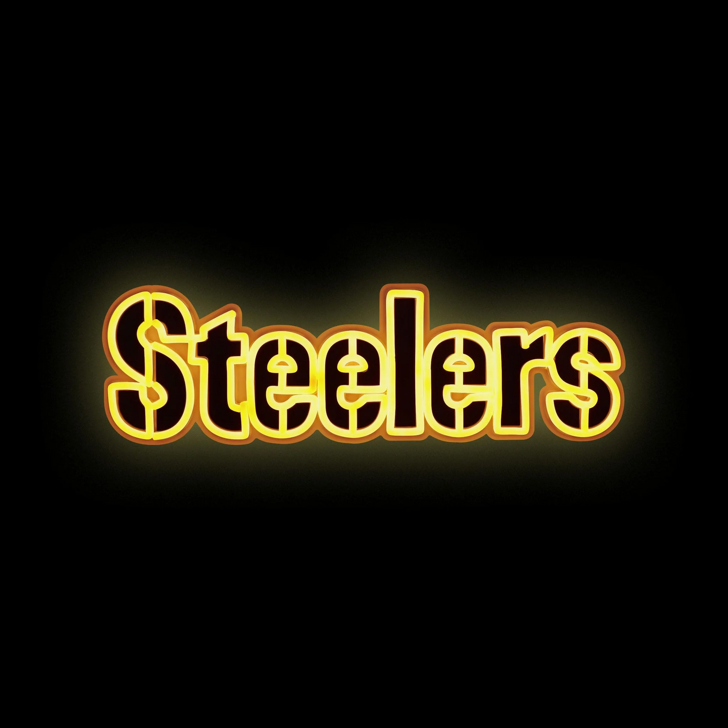 American football Pittsburgh Steelers UV printed LED Neon Light Up Team sign symbol LEO NEON SIGN