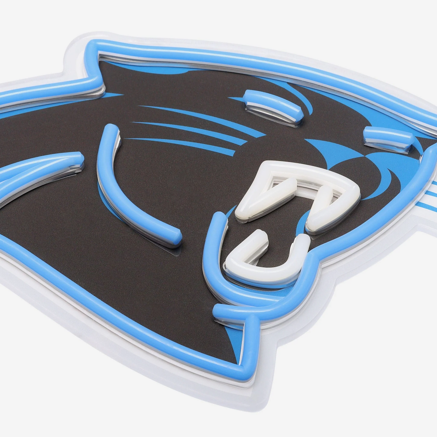 American football Carolina Panthers UV printed LED Neon Light Up Team sign symbol LEO NEON SIGN