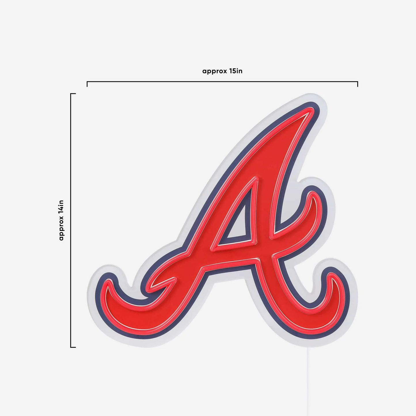 American baseball Atlanta Braves LED Neon Light Up Team sign symbol LEO NEON SIGN