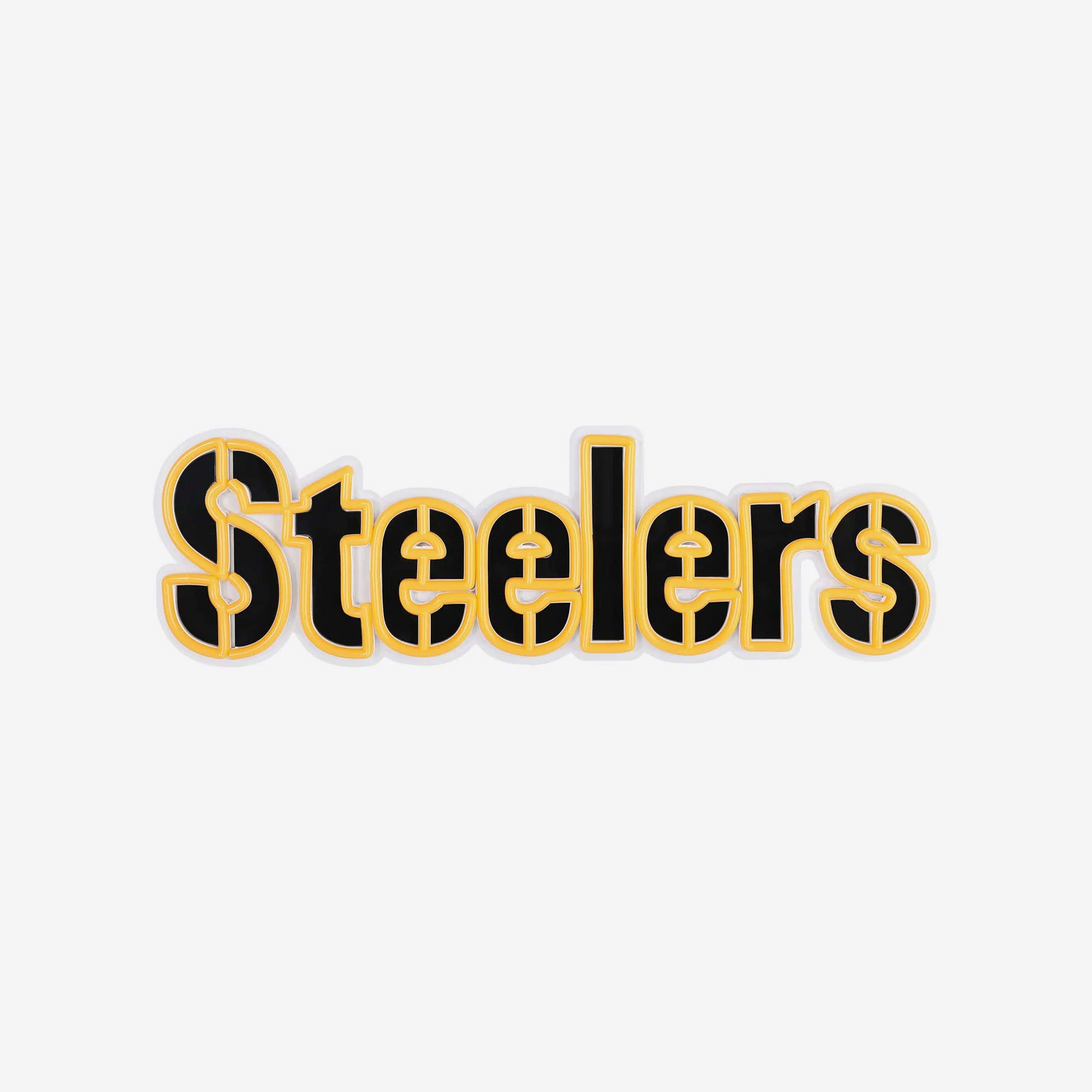 American football Pittsburgh Steelers UV printed LED Neon Light Up Team sign symbol LEO NEON SIGN