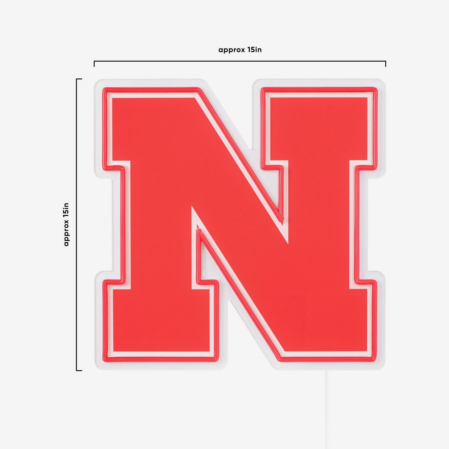 College team Nebraska Cornhuskers LED Neon Light Up Team sign symbol LEO NEON SIGN