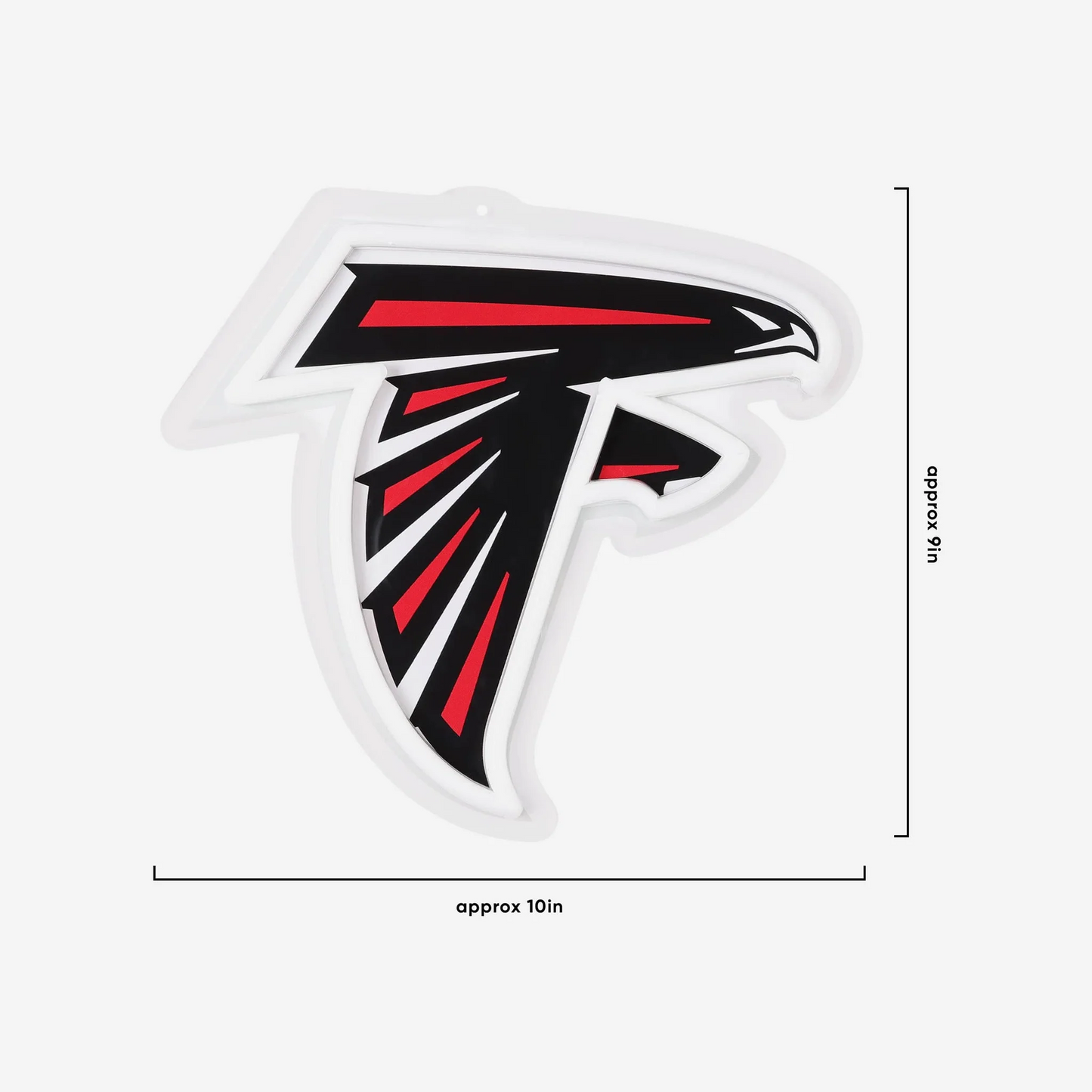 American football UV printed Atlanta Falcons Neon Light Up Big Logo Chain LEO NEON SIGN