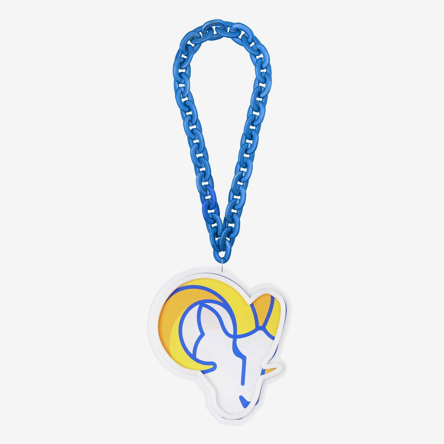 American football UV printed Los Angeles Rams Neon Light Up Big Logo Chain LEO NEON SIGN