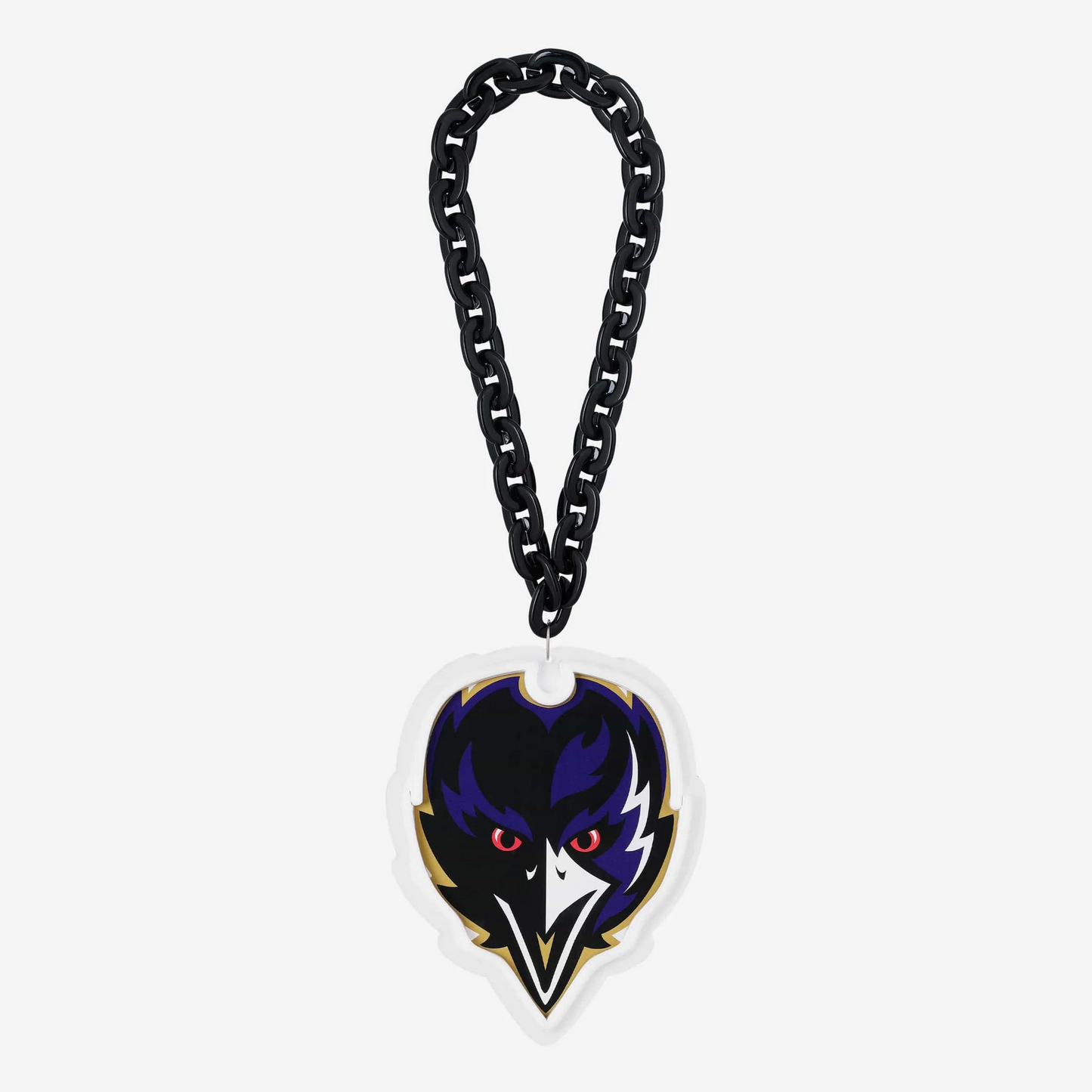American football UV printed Baltimore Ravens Neon Light Up Big Logo Chain LEO NEON SIGN
