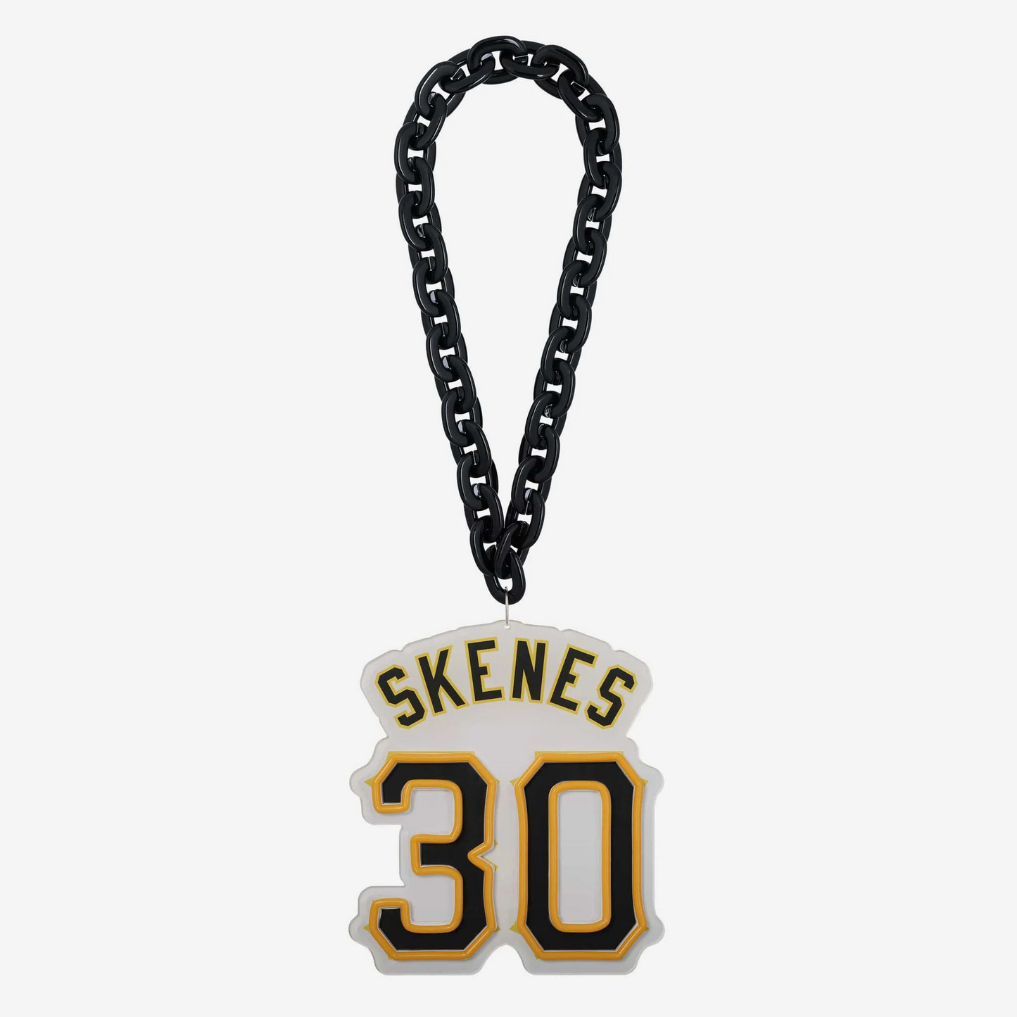 American baseball UV printed Paul Skenes Pittsburgh Pirates Neon Light Up Big Logo Player Chain