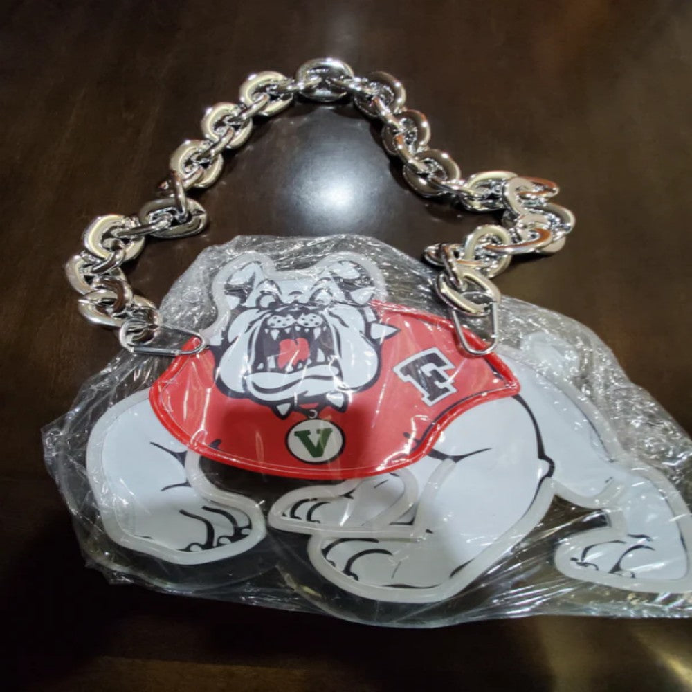 American football Bulldog led neon sign chain football team big logo chains for your spirit LEO NEON SIGN