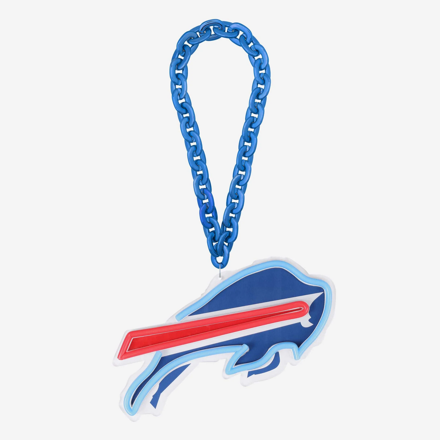 American football UV printed Buffalo Bills Neon Light Up Big Logo Chain LEO NEON SIGN