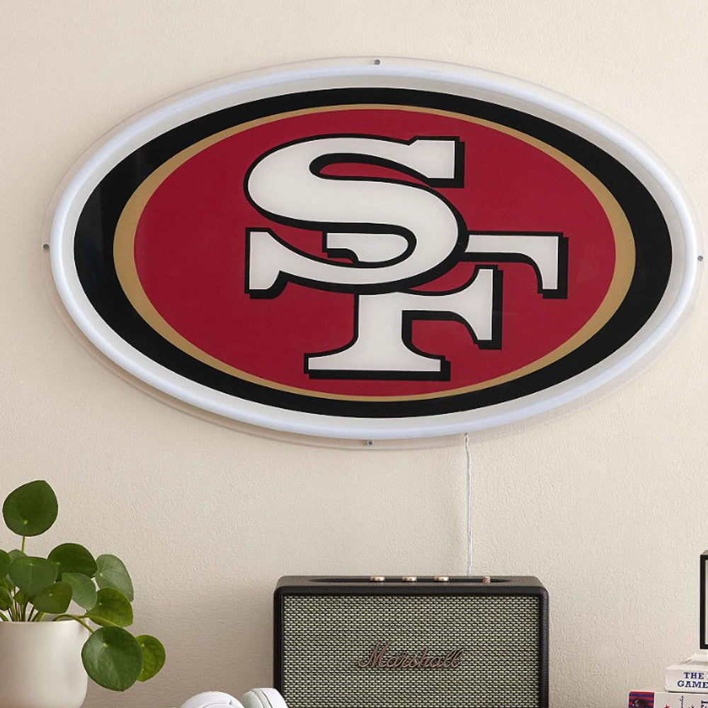 Latest design American football San Francisco 49ers big logo sign chain necklace