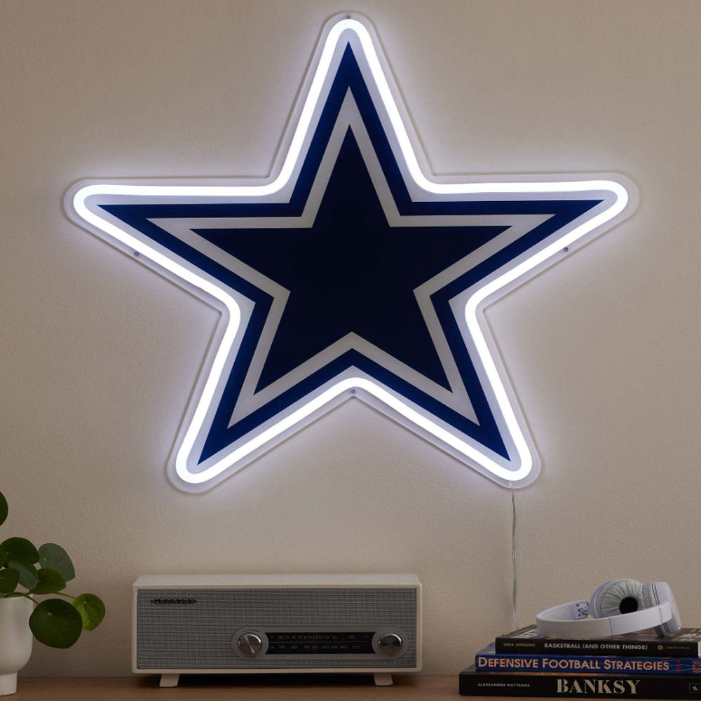 American football Your Dream team big logo sign led chain necklace