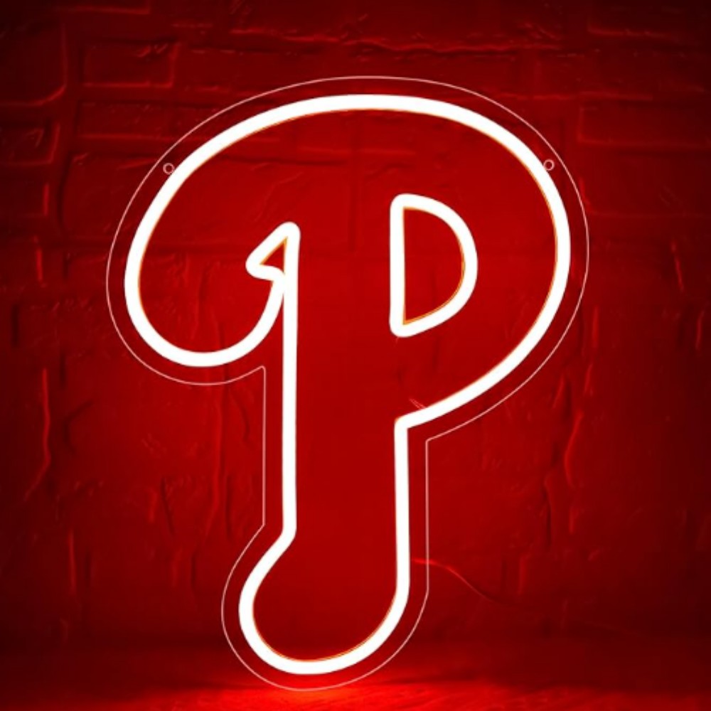 American Exclusive Baseball fan big logo chain led lighting up sign for match